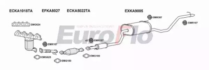 Система выпуска ОГ EuroFlo KACEE16 3001E